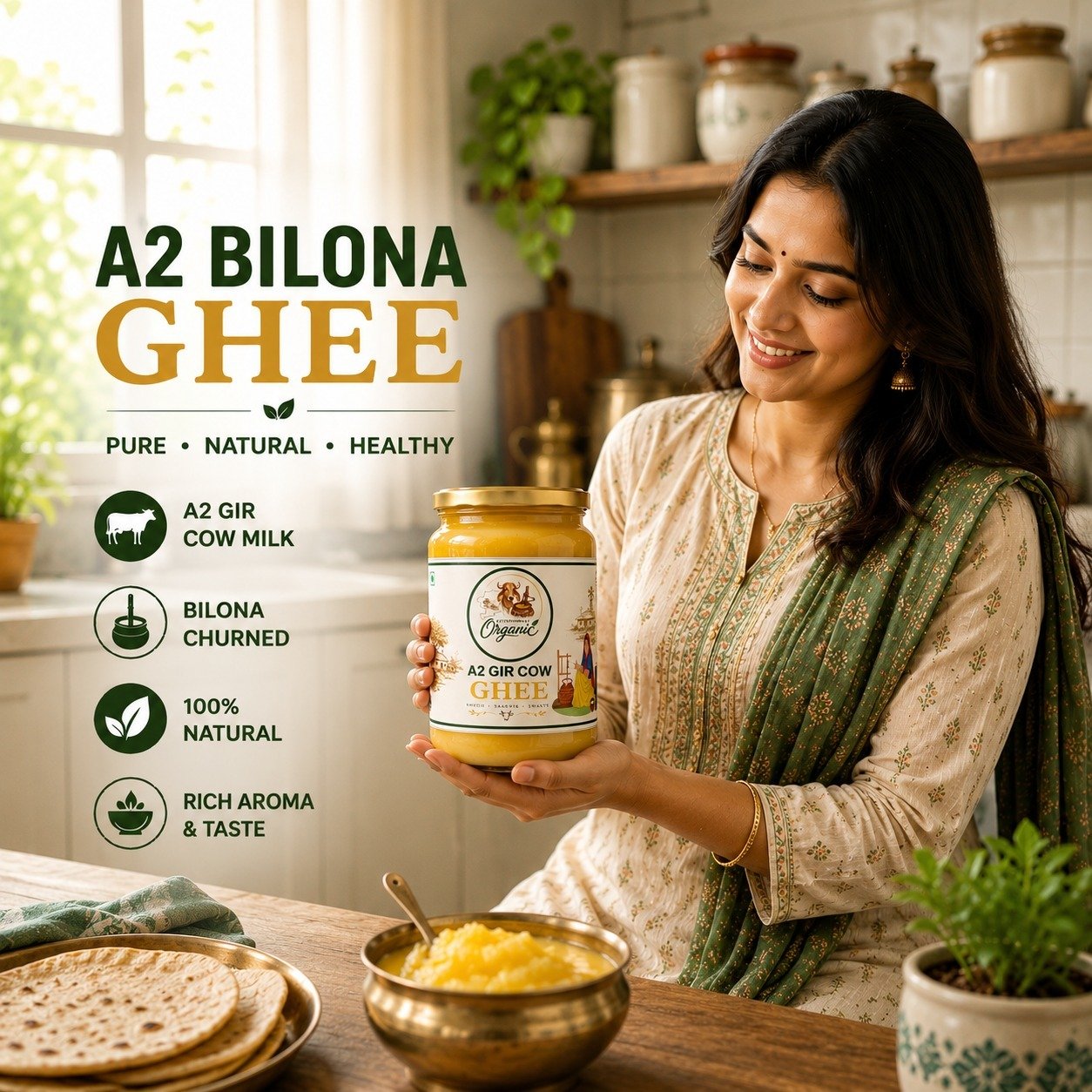 A2 Gir Cow Ghee 200ml