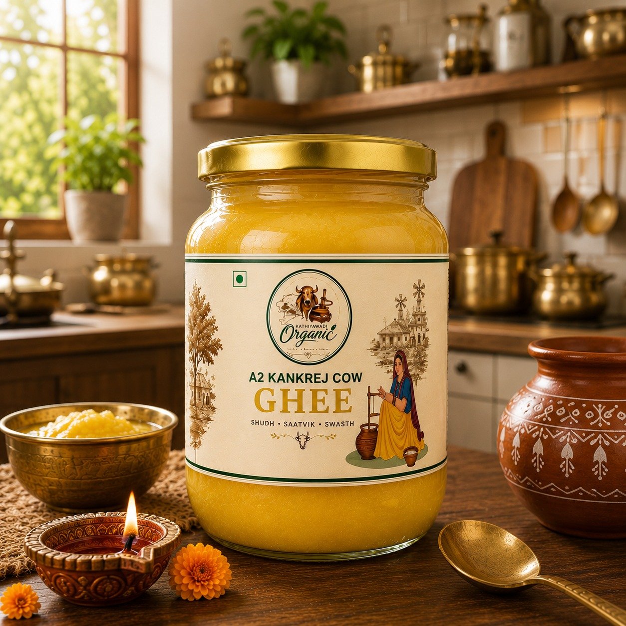 A2 Kankrej Cow Ghee 500ml